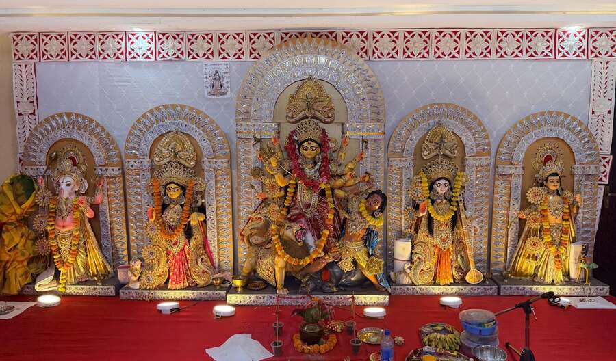 The LBP’s Durga Puja journey saw a break in 1993 but the Puja resumed in 1994 and has been held every year since, bringing together Bengali families and friends in the West African city.