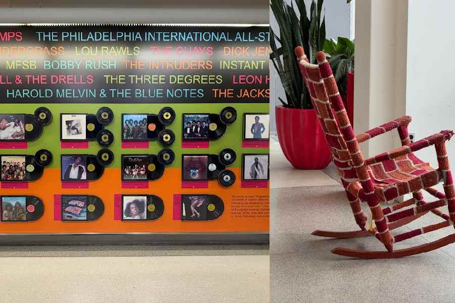 Artwork on display at Philadelphia International Airport