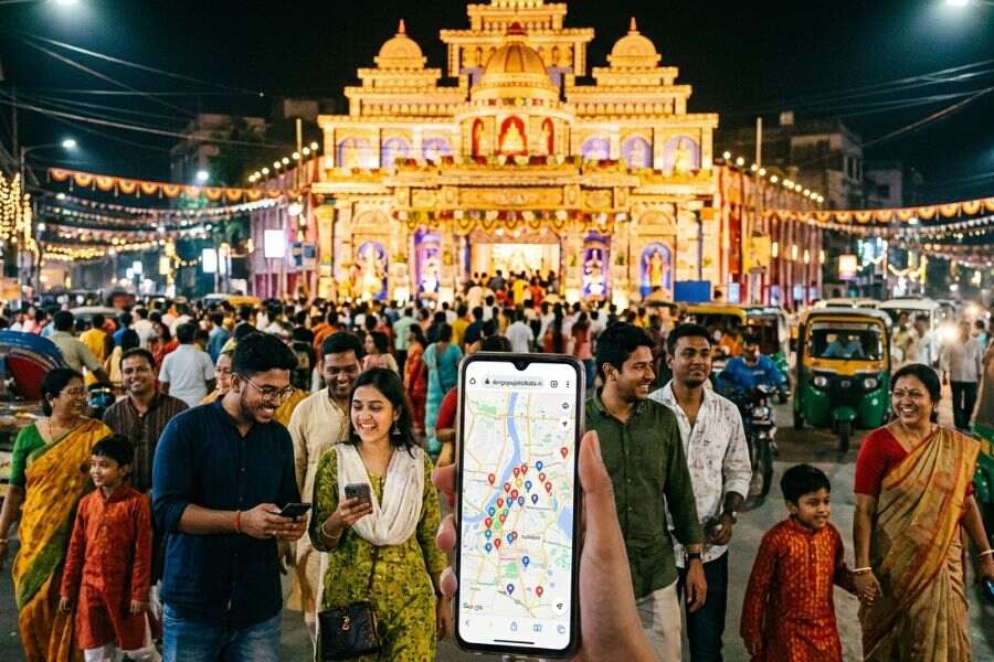 Digital Guide Maps Over 700 Kolkata Durga Puja Pandals