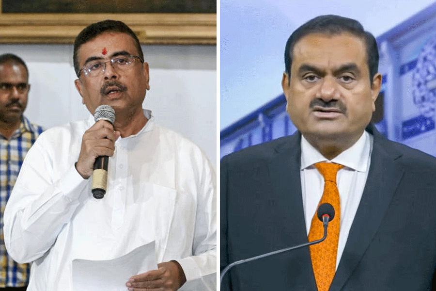 Suvendu Adhikari, Gautam Adani likely to discuss Bengal investments
