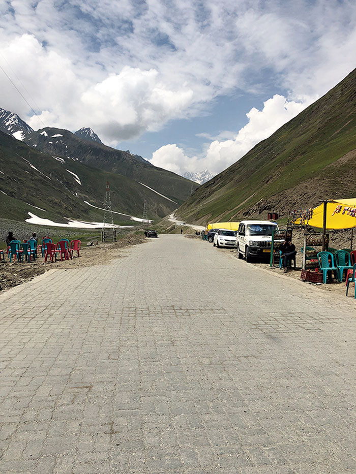 Zoji La, nearly 12,000 feet above sea level, opens onto a windblown clearing above the treeline called Zero Point and meanders on to a hamlet called Gumri.
