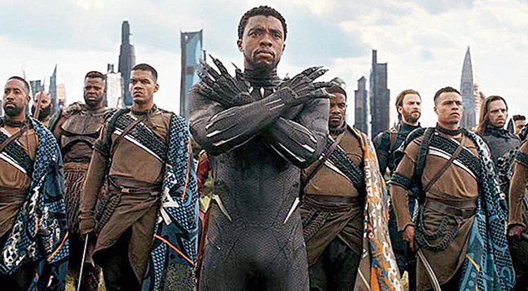 A still from ‘Black Panther’