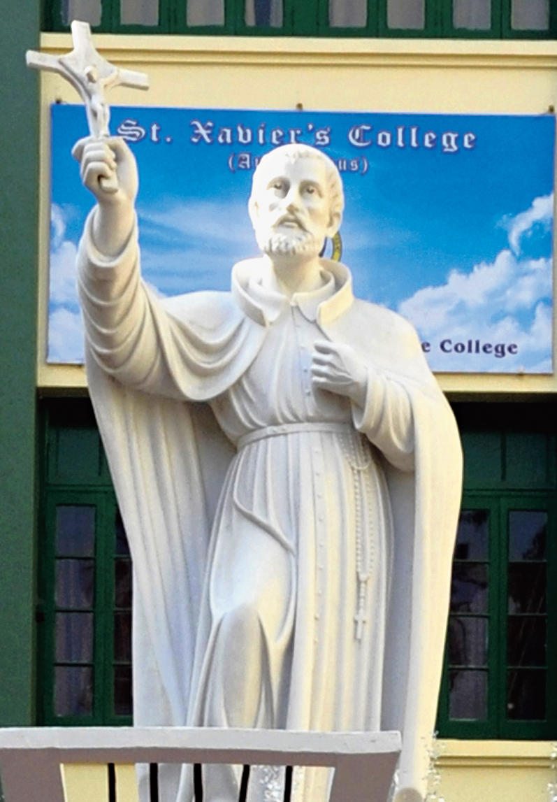 A statue of Francis Xavier
