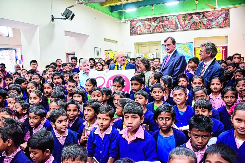 Boris Takes Time Out For Kids With A Future Telegraph India