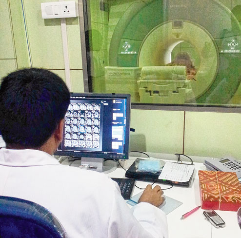 MRI unit at Bangur - Telegraph India