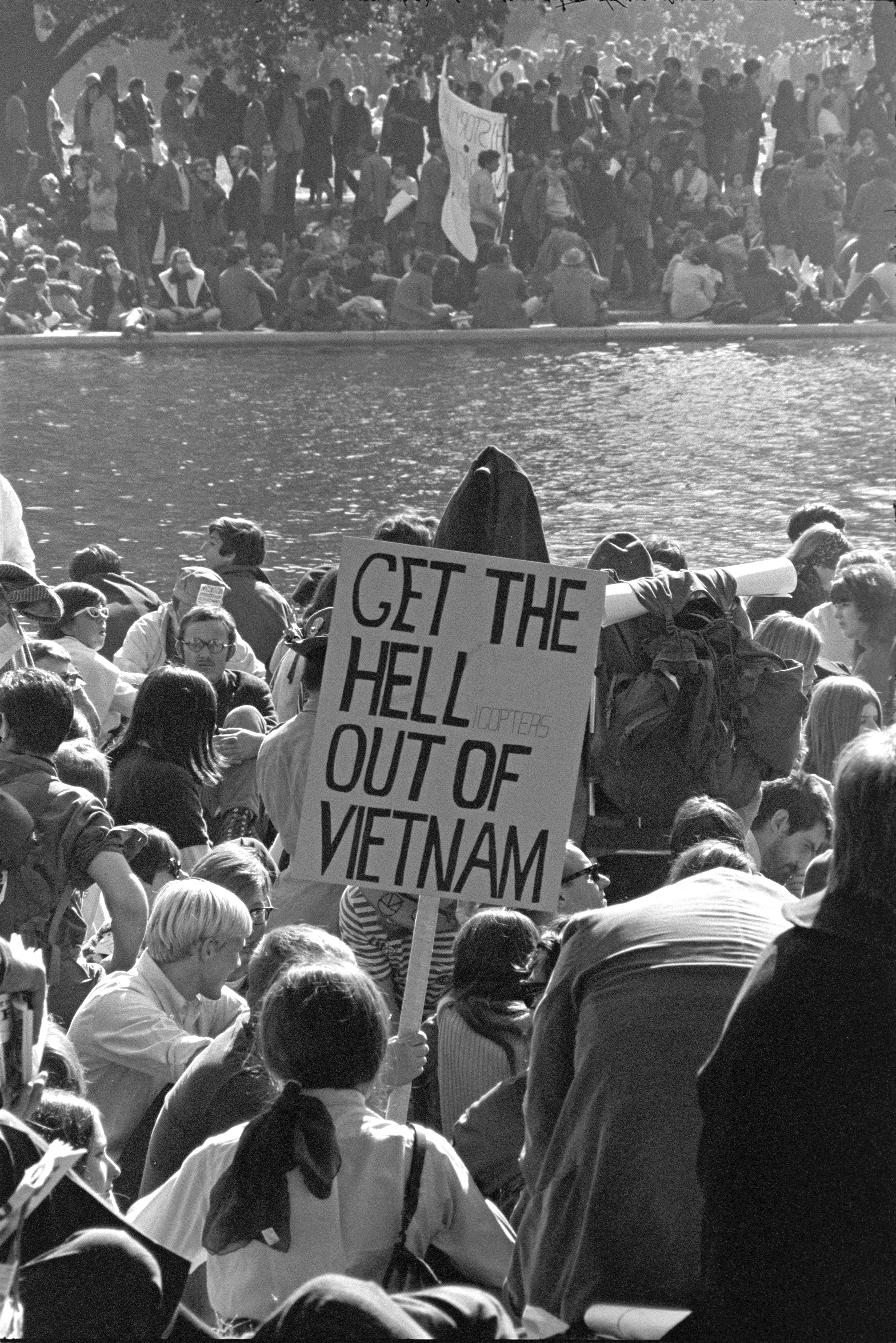 Vietnam War Protest in Washington, D.C. by Frank Wolfe, October 21, 1967.