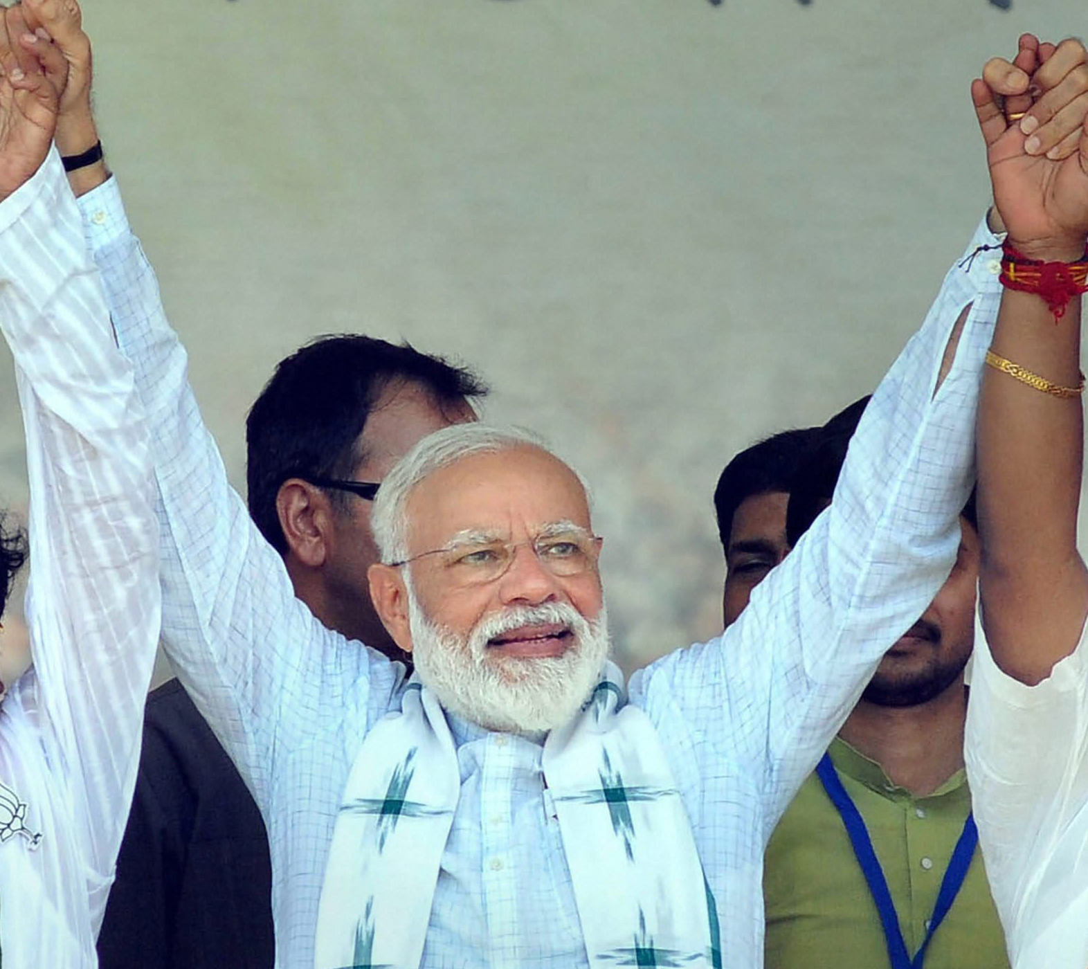 Prime Minister Narendra Modi during an election rally for Lok Sabha polls, at Haldia, West Bengal on Monday, May 6, 2019. 