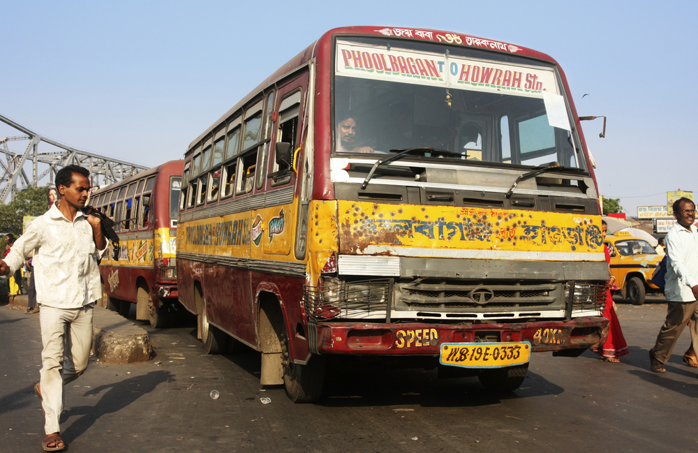Around 700 of the 9,000-odd private buses in the city and its adjoining areas were on the roads on Thursday, transport department officials said.

