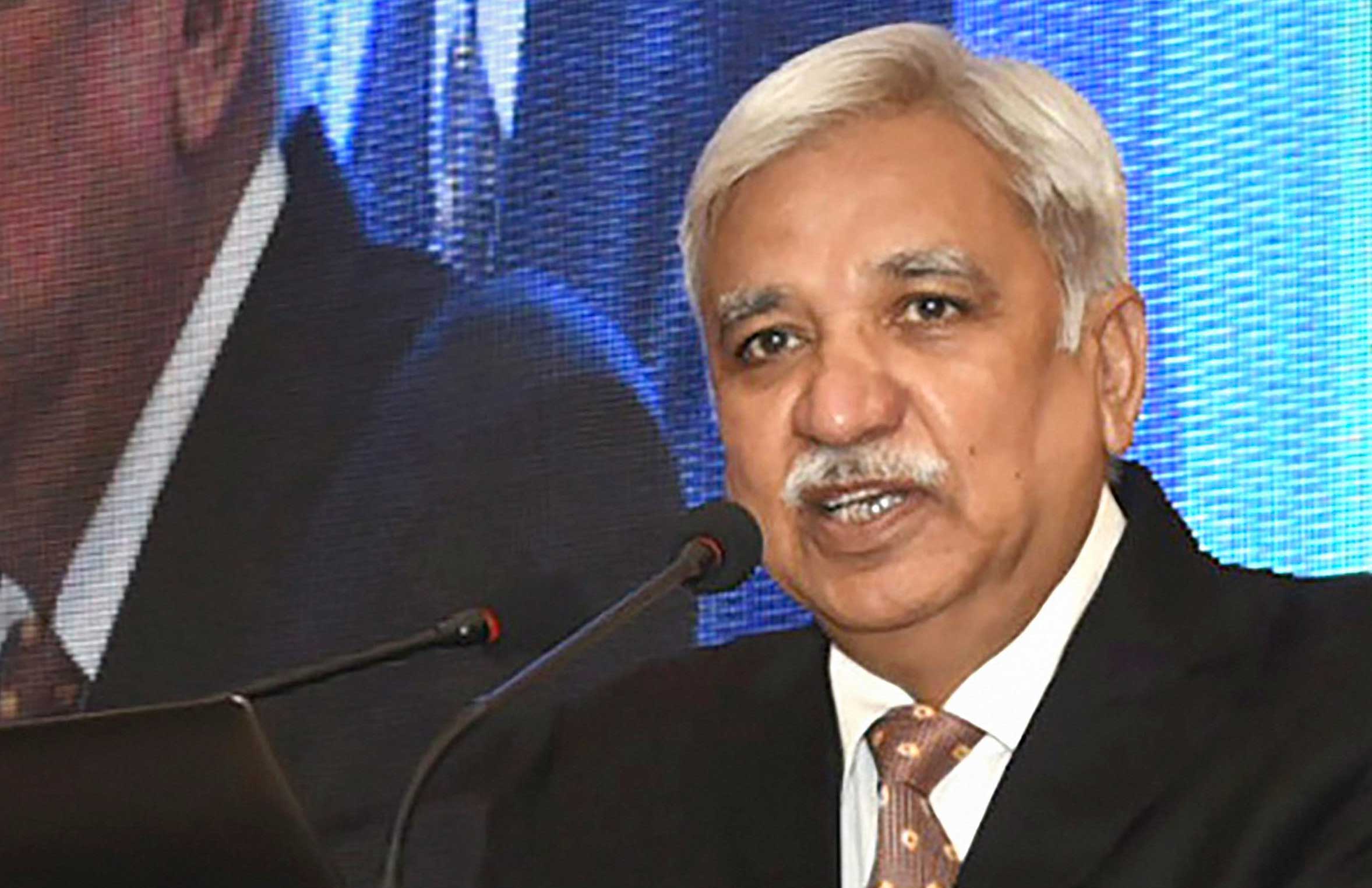 Chief election commissioner Sunil Arora addresses the International Conference on 'Making our Elections Inclusive and Accessible', organised by the Election Commission of India, in New Delhi, on Thursday.