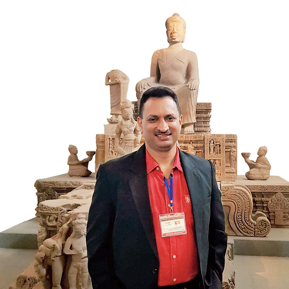 Anti-hero: Anant Kumar Hegde at the Museum of Cham Sculpture, Vietnam  
