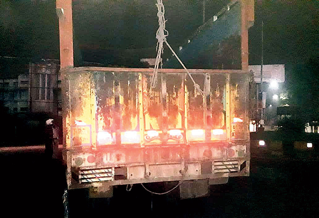 The truck that was hijacked.