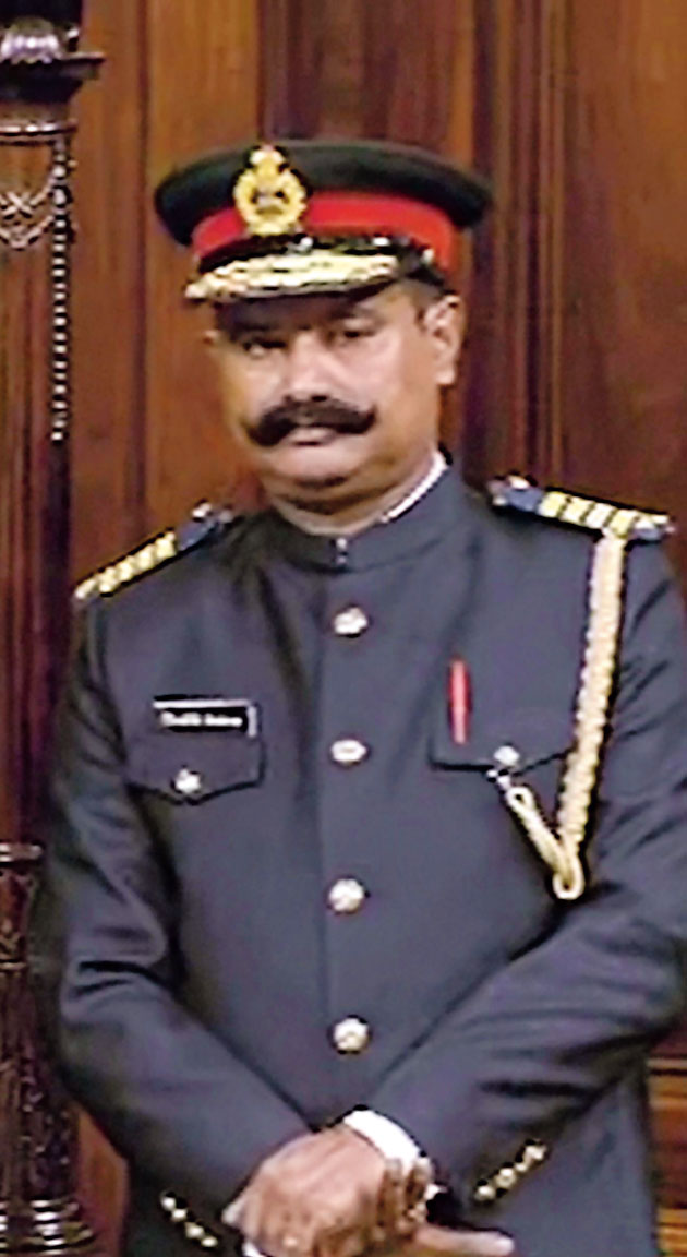 Parliament  Military look in Rajya Sabha - Telegraph India