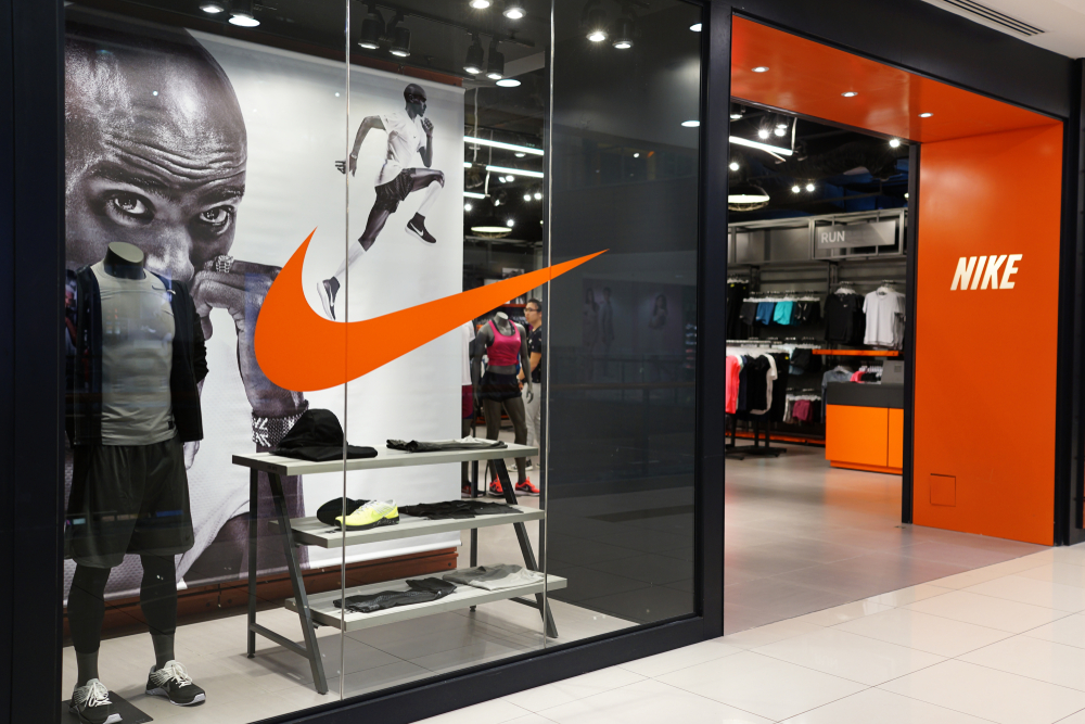 Telegraph nike shop store the