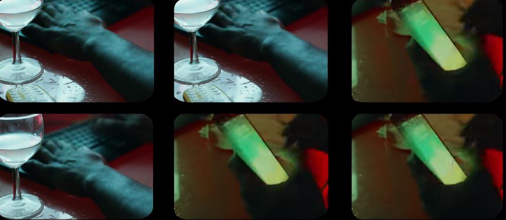 A still from Georgia's 24 hours music video