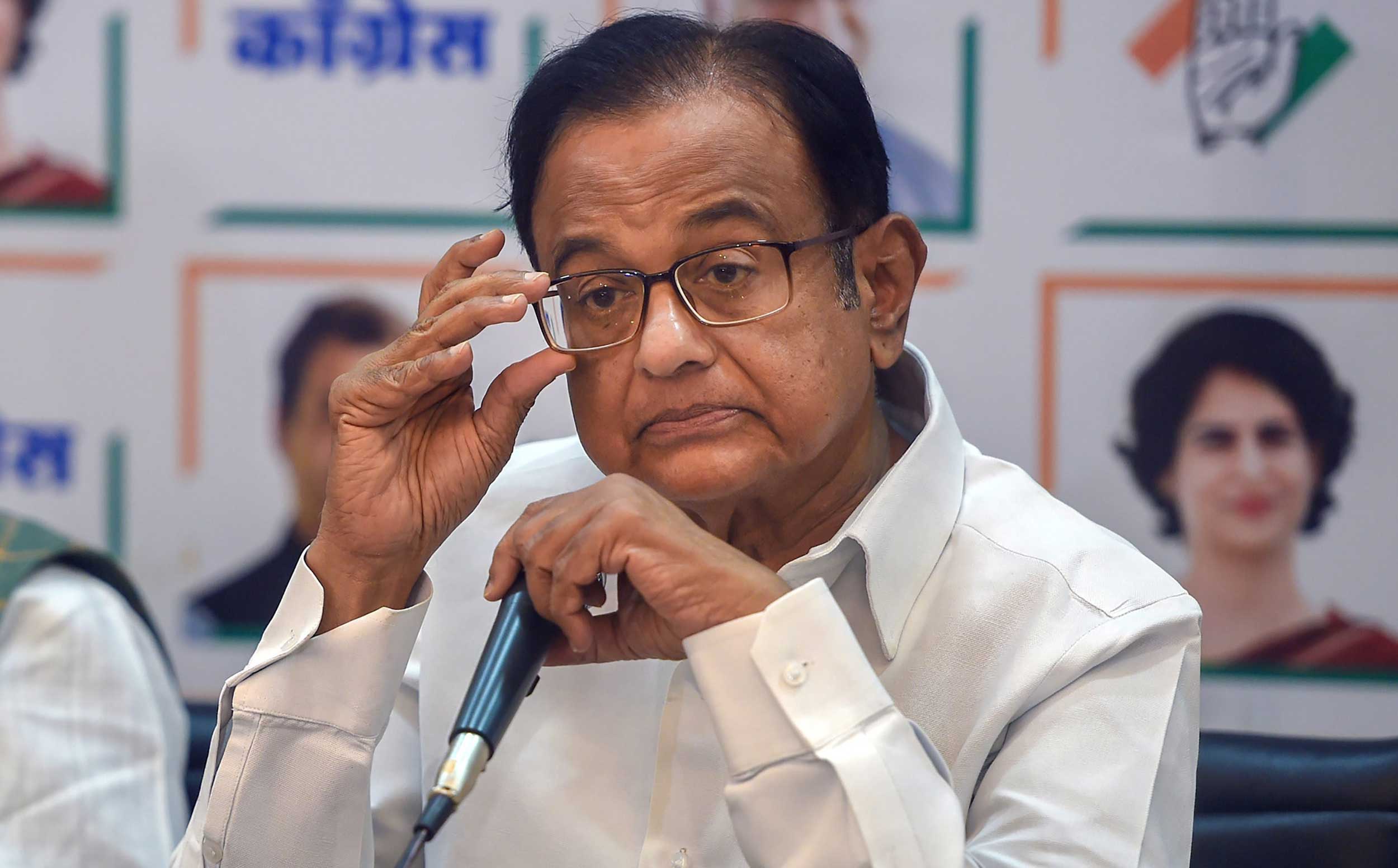 P. Chidambaram P. Chidambaram in discussion with lawyers after court dismisses anticipatory bail plea in INX Media case Telegraph India