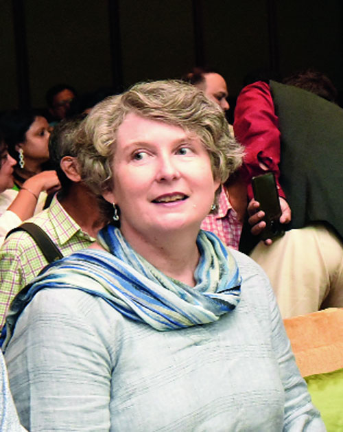 Christine Ford, wife of Andrew Ford, too, grew up watching cricket because her father was a “big cricket fan”. “Back in the days when I used to watch, which was a very long time ago, it was the clowns that would attract your attention… Merv Hughes doing his exercises in the outfield… for the uninitiated watcher, it was often the clowns that caught your attention… then, of course, they clowned around a little too much off the field… so, the discipline of the current players is much more admirable,” she laughed.