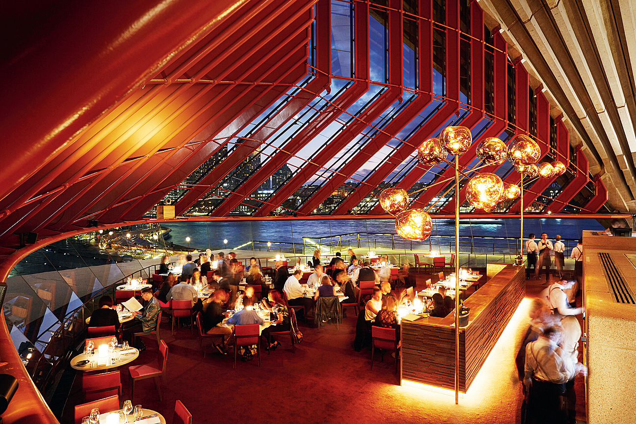 An usual evening at Bennelong Restaurant