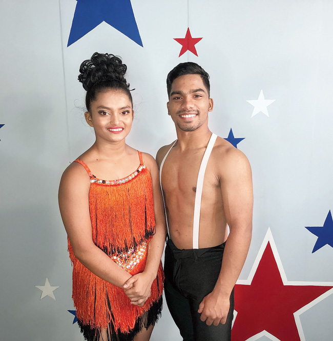Dancing stars: Sonali and Sumanth on America’s Got Talent 
