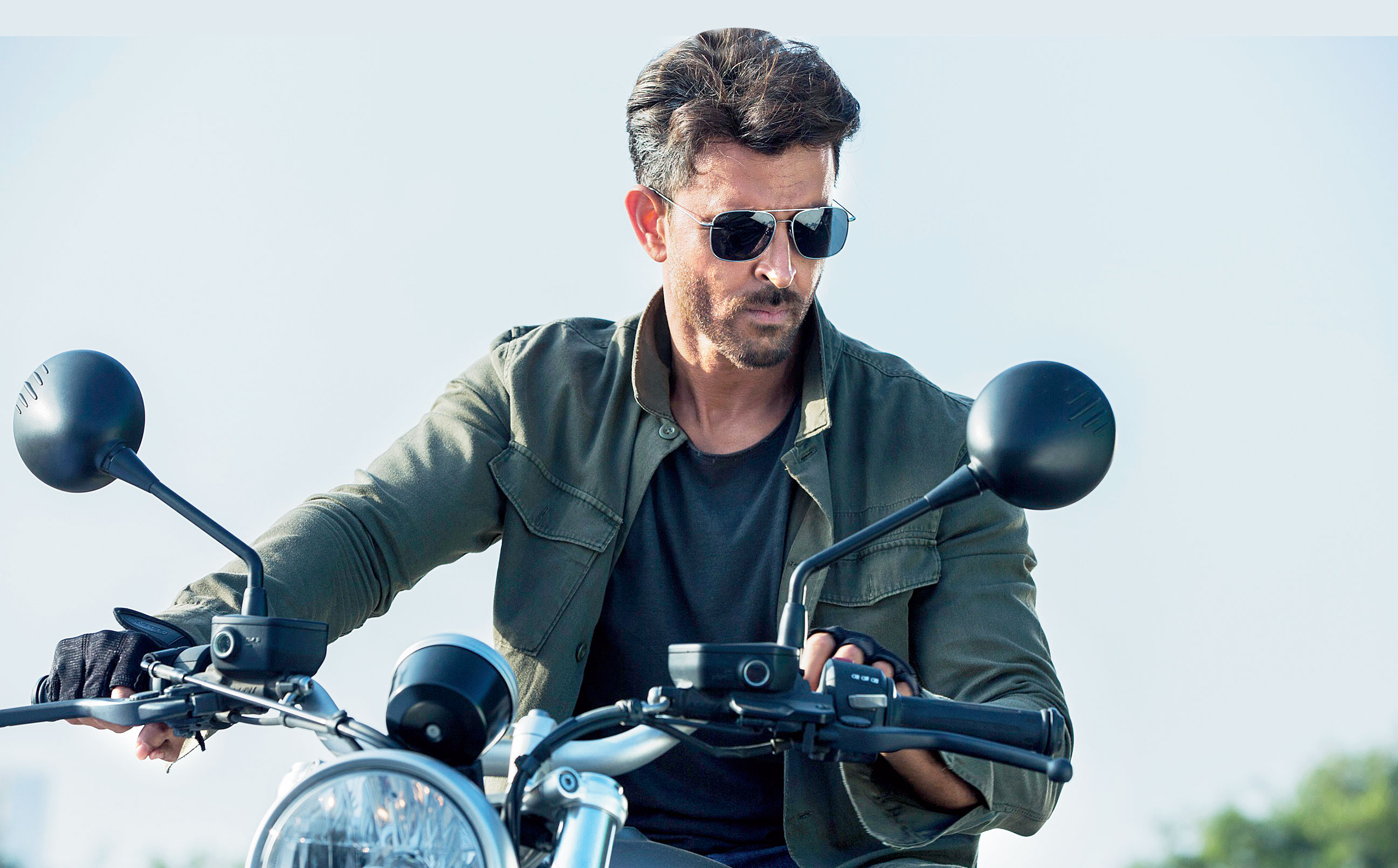 Hrithik Roshan On Bike