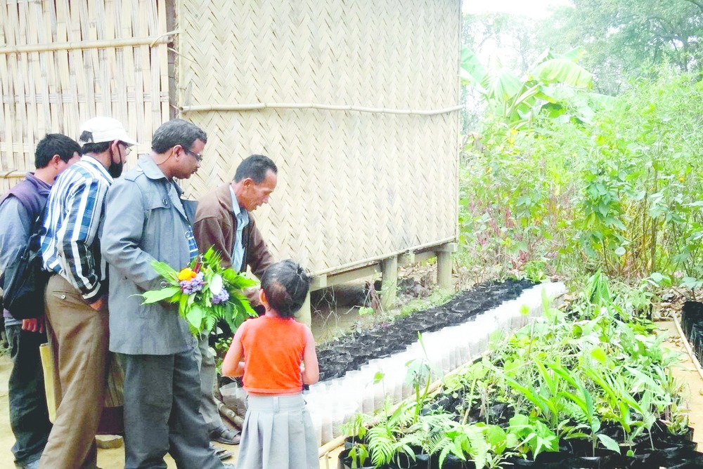 Herb gardens in Tripura - Telegraph India