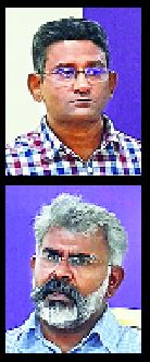 (Top) Muralikrishnan B (chief operating officer, Xiaomi India) and Josh Foulger (country head and managing director of Foxconn India)