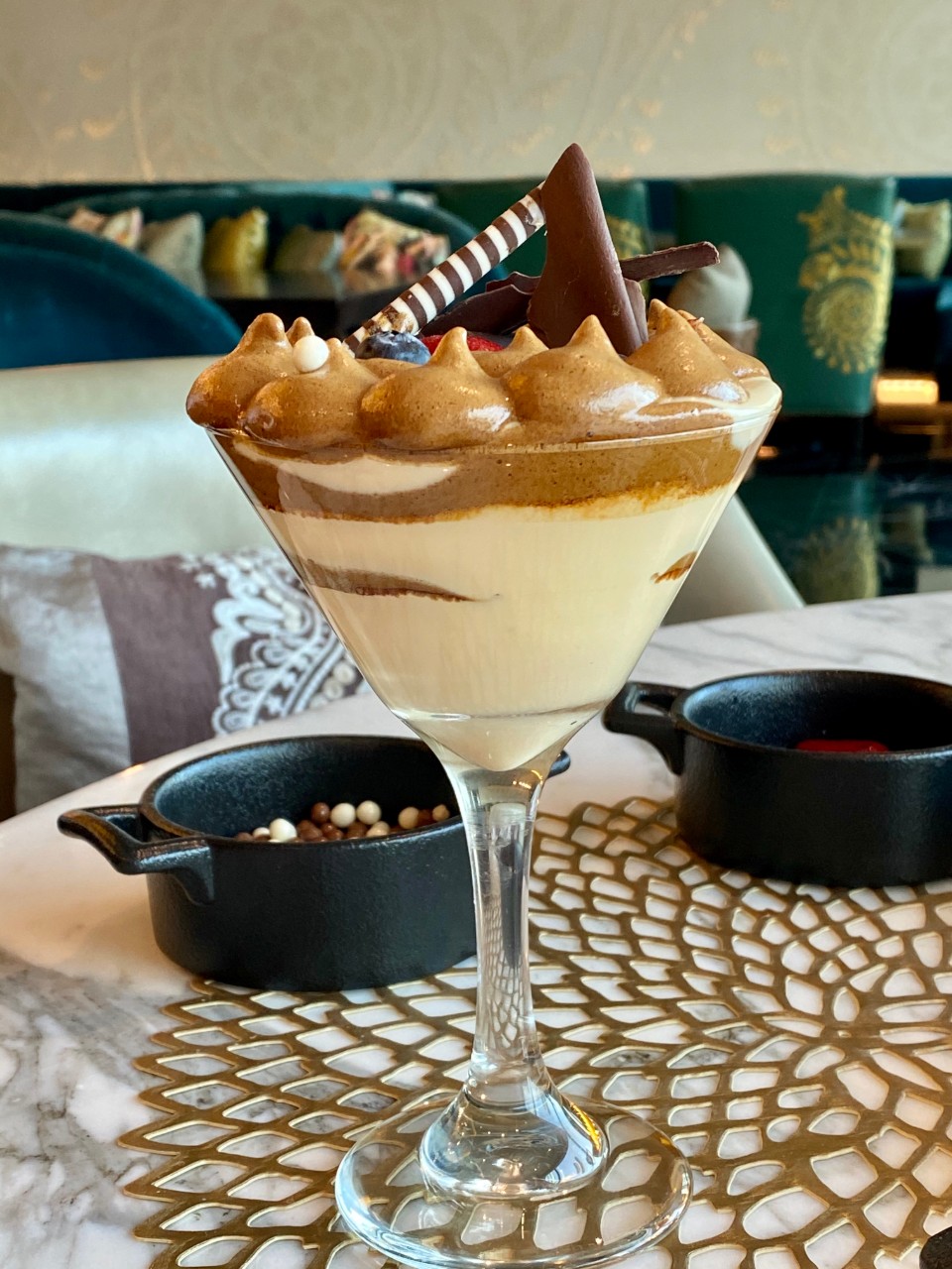 Dalgona Cream Cheese Mousse