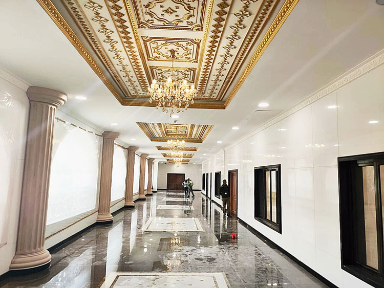 Some portions of the pujari seva’s interior