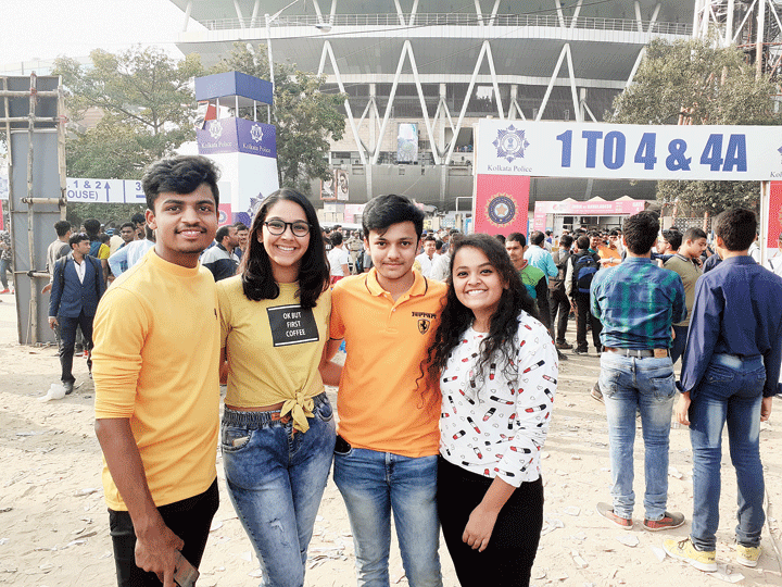 Four students from DPS Ruby Park