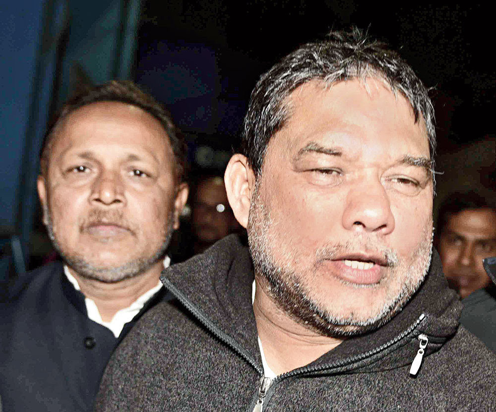 Sambia Sohrab's father Mohammad Sohrab at the Bankshall court on Wednesday.