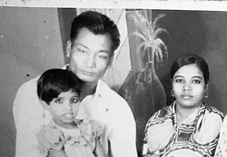 Lallianzara, Kamala and young Jyothi Edla Rudrapathi