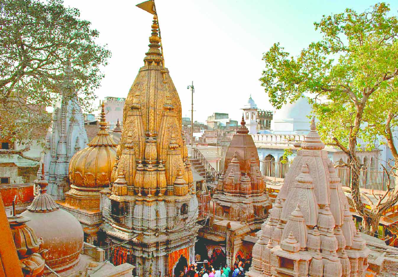 Kashi Vishwanath temple | Gyanvapi Mosque wall concern - Telegraph ...