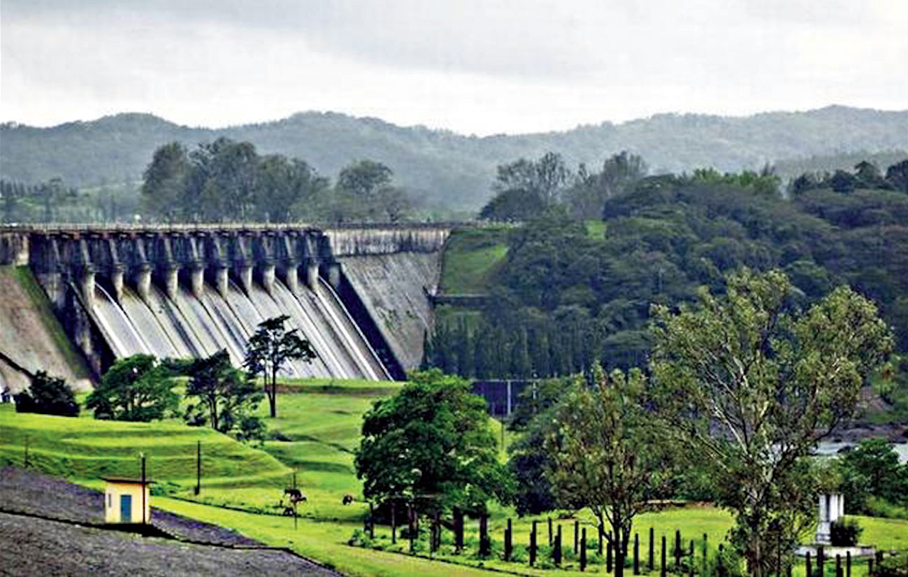 The Linganamakki dam in Shimoga from where the Karnataka government proposes to draw a pipeline to take water to Bangalore.