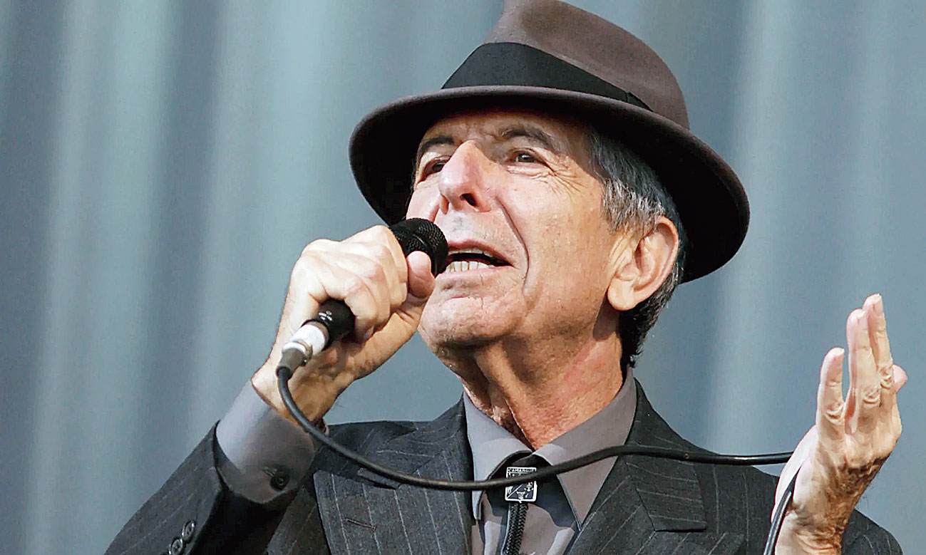 2016: Prolific songwriter Leonard Cohen dies at the age of 82.