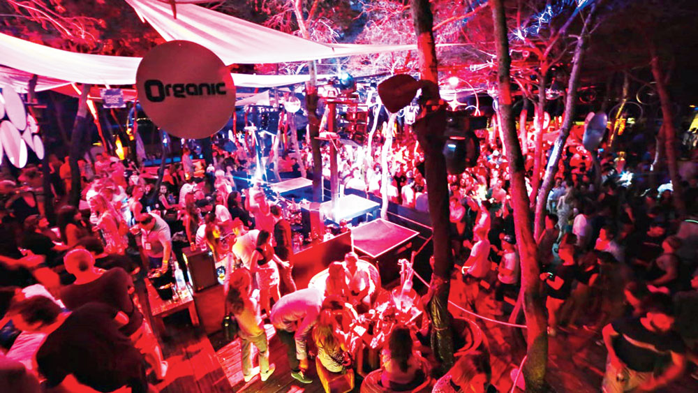 The Carpe Diem Beach Club on Marinkovic Island, a 10-minute boat ride away from Hvar is high on party action
