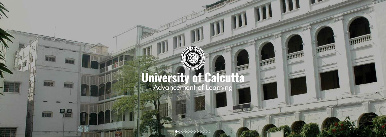 Screengrab of Calcutta University website