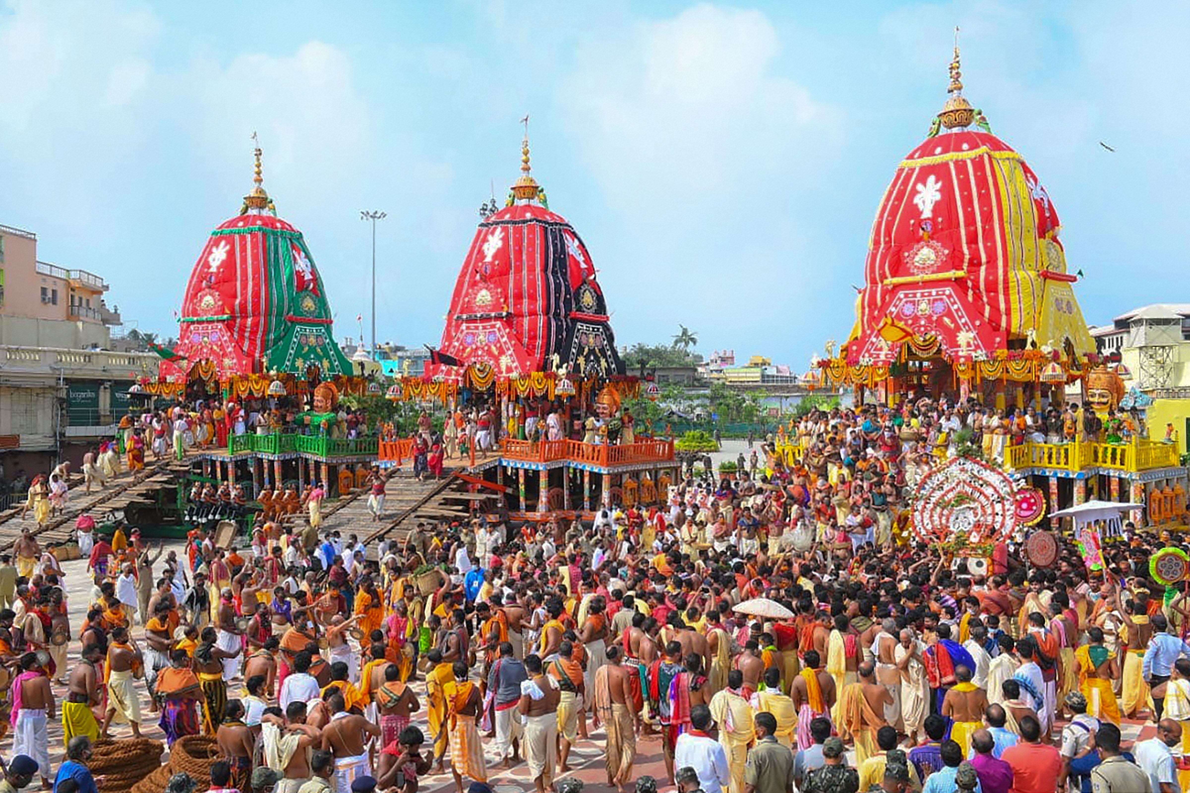 Jagannath temple Historic Jagannath Rath Yatra begins in Puri