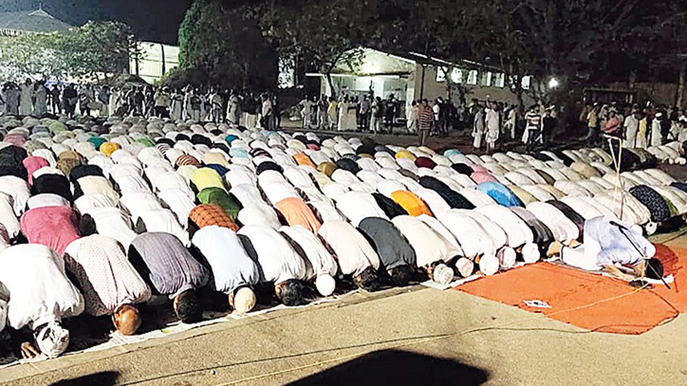 Namaz is offered at the Marthoma Cheriapally in Kerala
