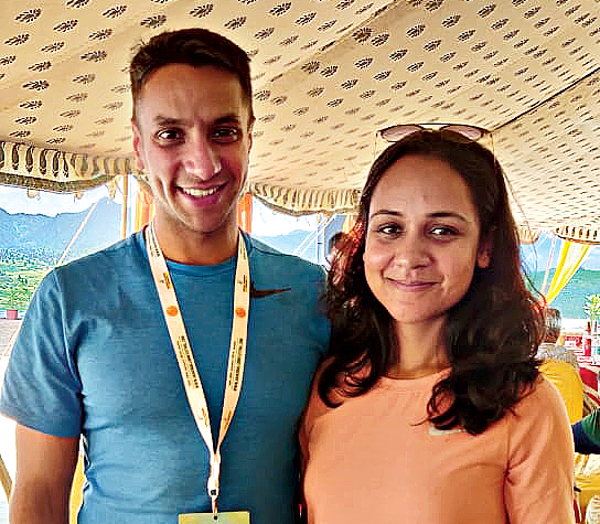 Udit Thapar and Rashi Gupta