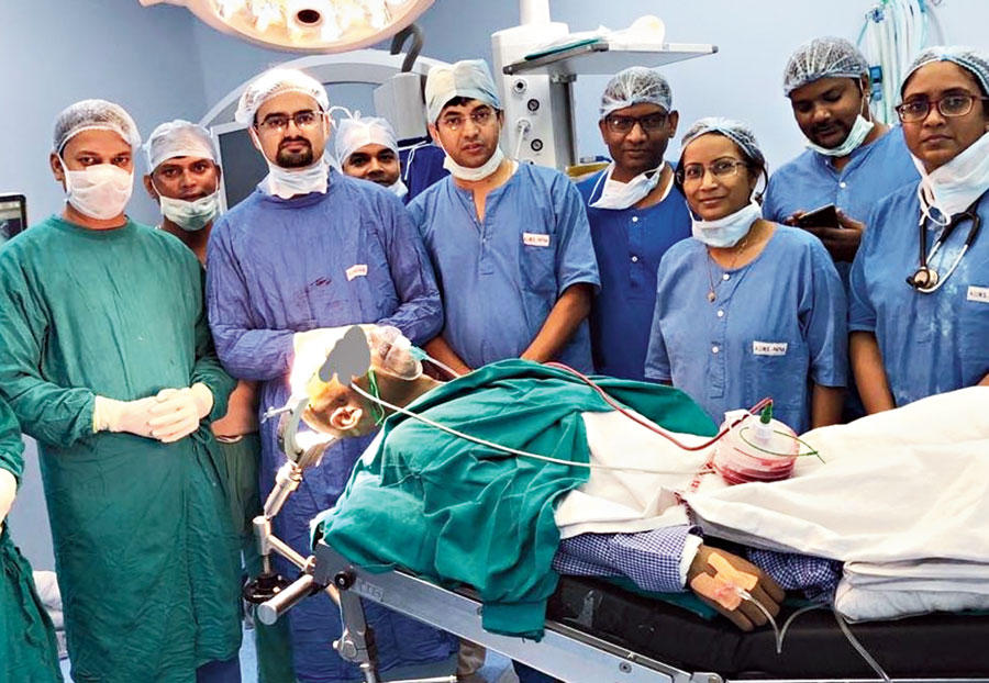 AIIMS patna | Awake-brain-surgery feat by AIIMS doctors - Telegraph India