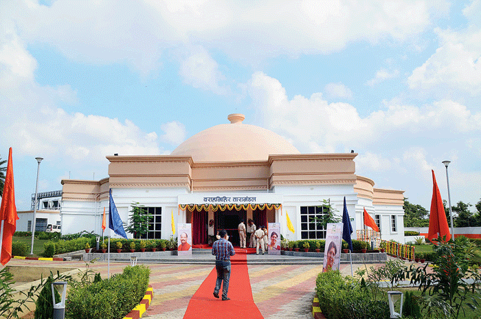 The newly inaugurated planetarium at Chiraundi in Ranchi on Friday