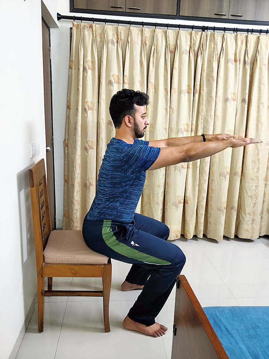 Chair squat