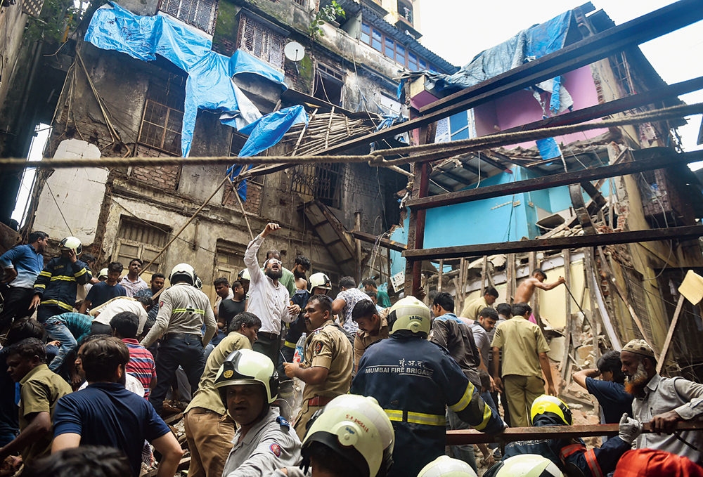 Rescue operation at the site on Tuesday