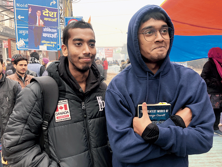 Anshuman Mohanty: “I am here because I want to be part of those who are doing something to save our country, our Constitution.”