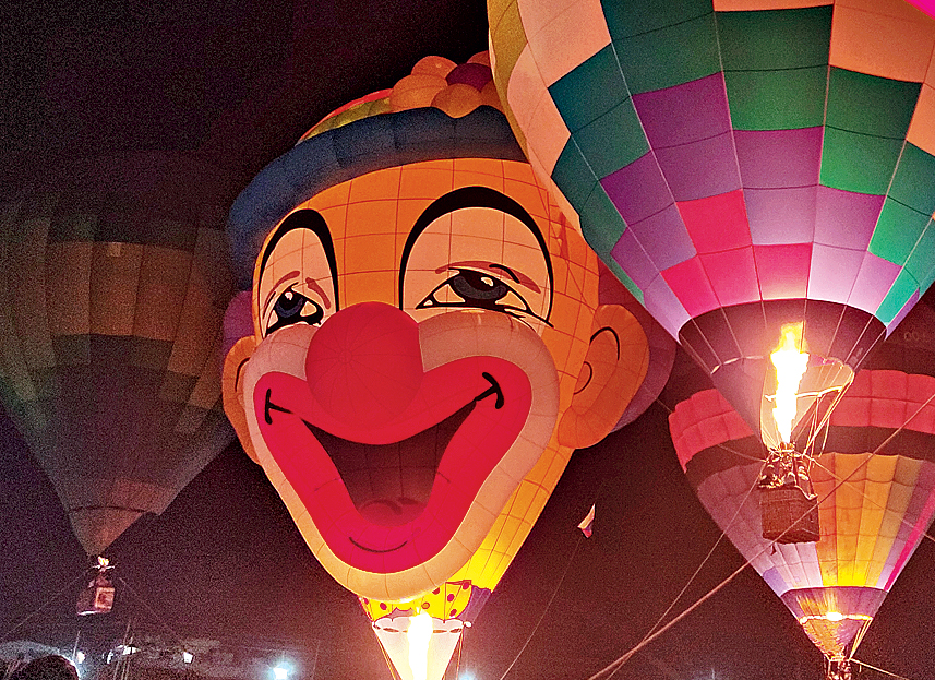 Joker: Lubor Lelovits from Slovakia took charge of this balloon.