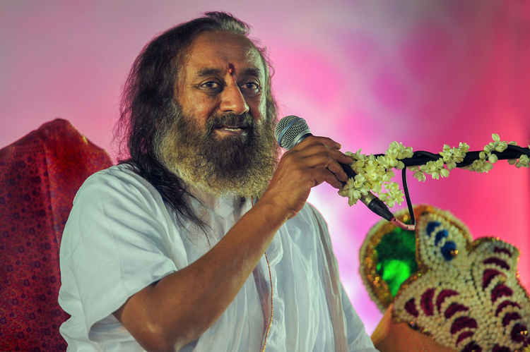 Art of Living founder Sri Sri Ravi Shankar at Ananda Anubhavam, Chennai, on December 8