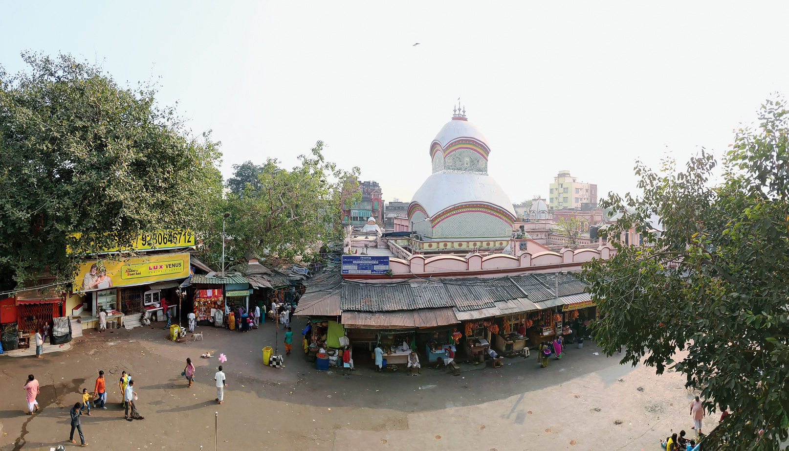 The Kalighat temple. 