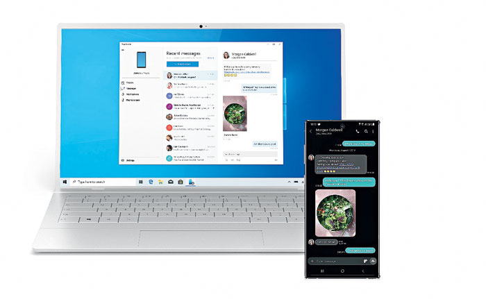 Galaxy Note10 users will be the first to experience the new phone screen feature, which allows one to access the Android phone’s apps, right from your Windows 10 PC while using your keyboard and mouse, or touchscreen