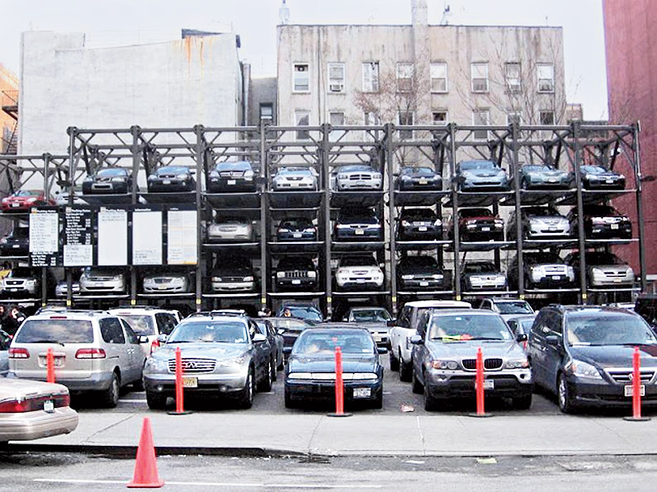Lofty idea: An elevated parking lot
