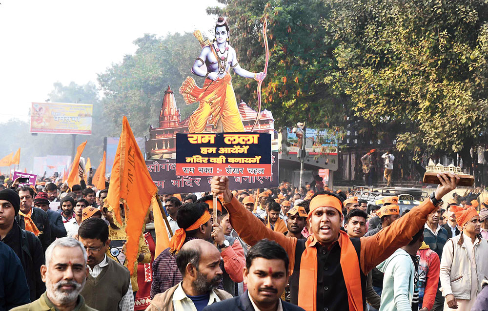BJP to weigh Ram temple call in January meet