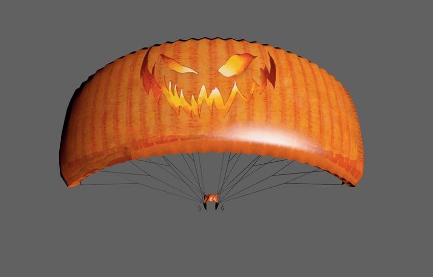 Pumpkin Parachute
